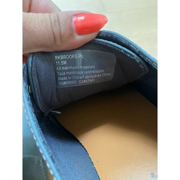 NORDSTROM Rack Men's "Brooks" sz 11.5 lace up casual derby shoes NEW - Picture 7 of 8